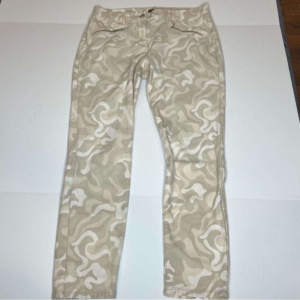 J. McLaughlin Women's Camouflage Jeans Skinny Zipper Size 8